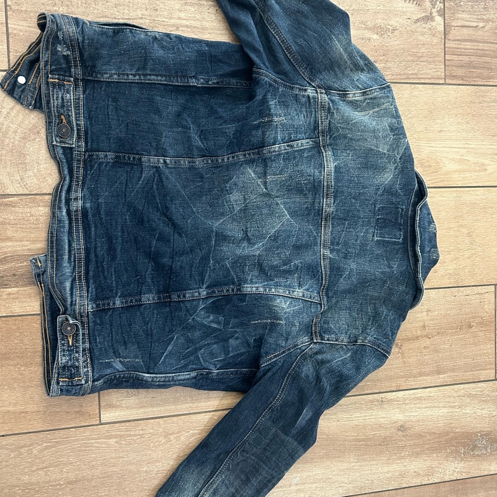 Denim Jacket with Button Closure - Picture 3 of 3